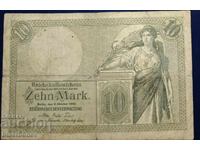 Germany, Germany, 10 Marks 1906, F