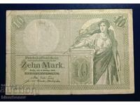 Germania, Germania, 10 mărci 1906, F+