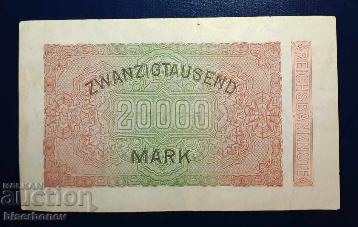Germany, Germany, 20,000 Mark 1923, XF with price € 1.53 | 2.99 BGN