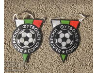 футболни флагчета на БФС Български Футболен Съюз от соца