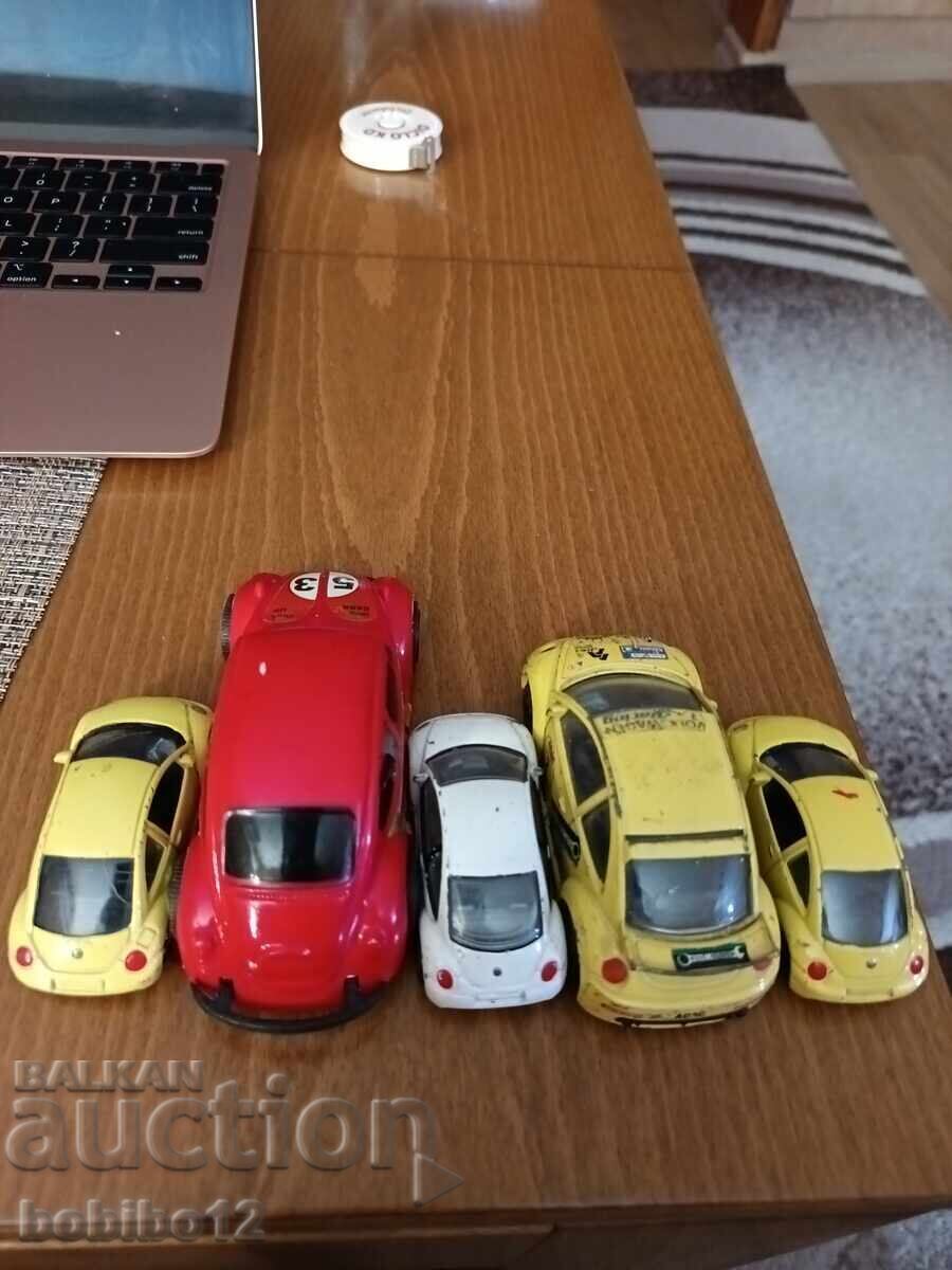 Livrarea Lot mașinuțe Volkswagen Beetle 5 buc. la 4€ Livrarea Lot mașinuțe Volkswagen Beetle 5 buc. la 4€