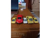 Lot of Volkswagen Beetle toy cars, 5 pcs for 4E