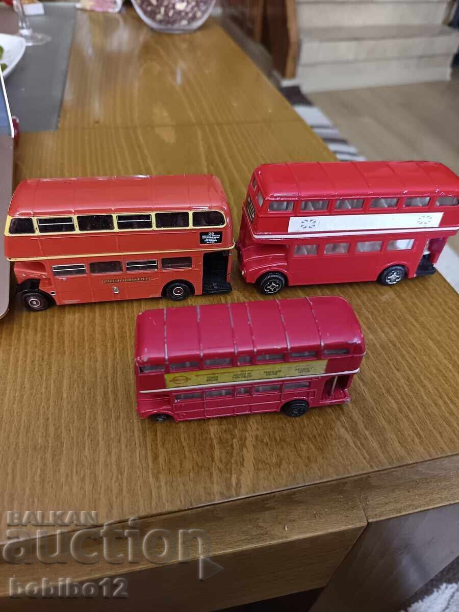 Lot autobuze London Transport Buses 3 buc. pentru 5 - 6