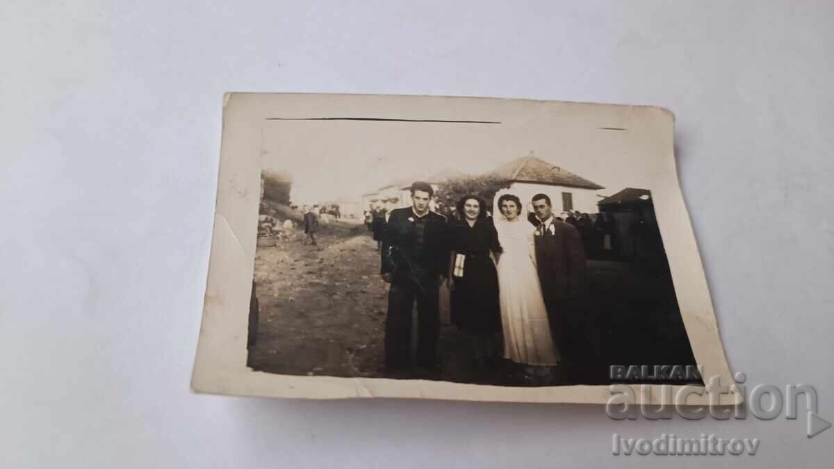 Photograph of Plešivec, Belogradchik Newlyweds with Friends