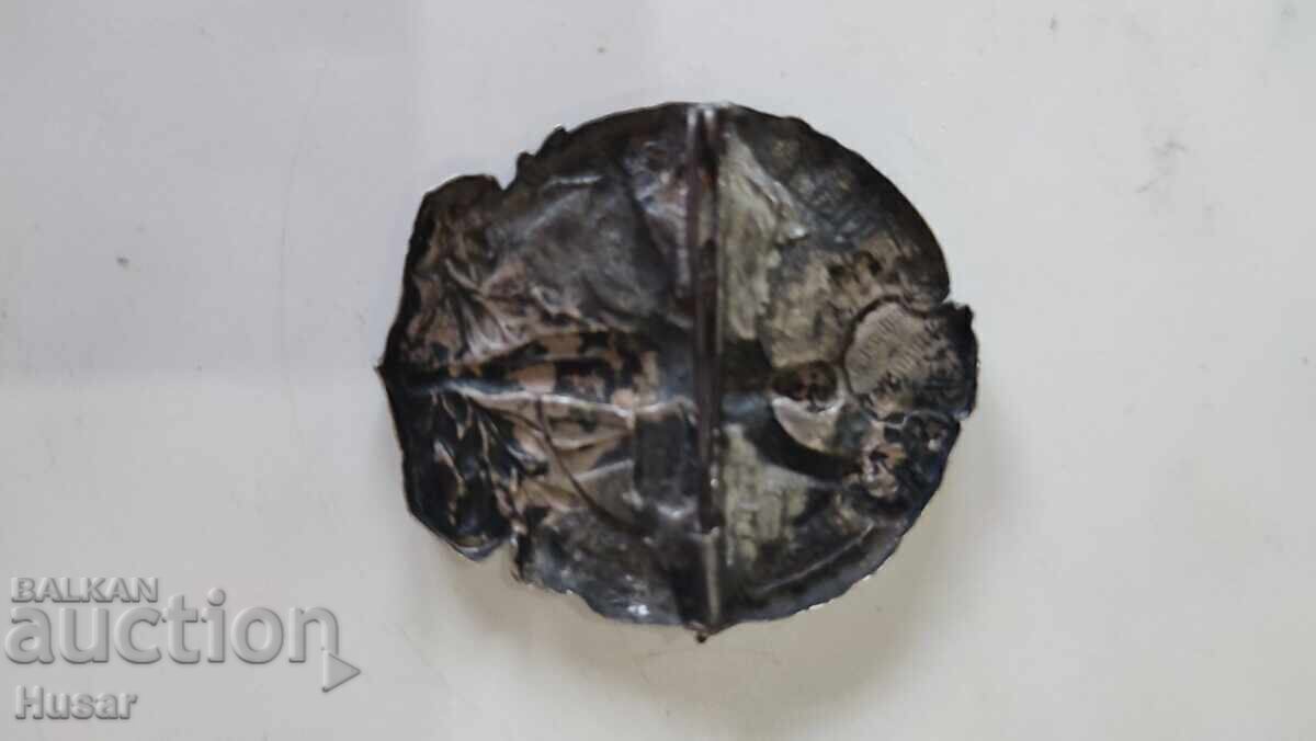 Semn pectoral Austria 1907 sportiv, adunare de eroi argint ? - 6
