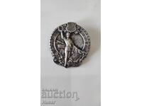 Σήμα στήθους Αυστρία 1907 αθλητικό, πατριωτικό συνέδριο ασημένιο;