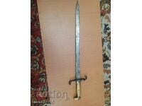 Baionetă-tesac "Germană Mauser" M1871, de infanterie