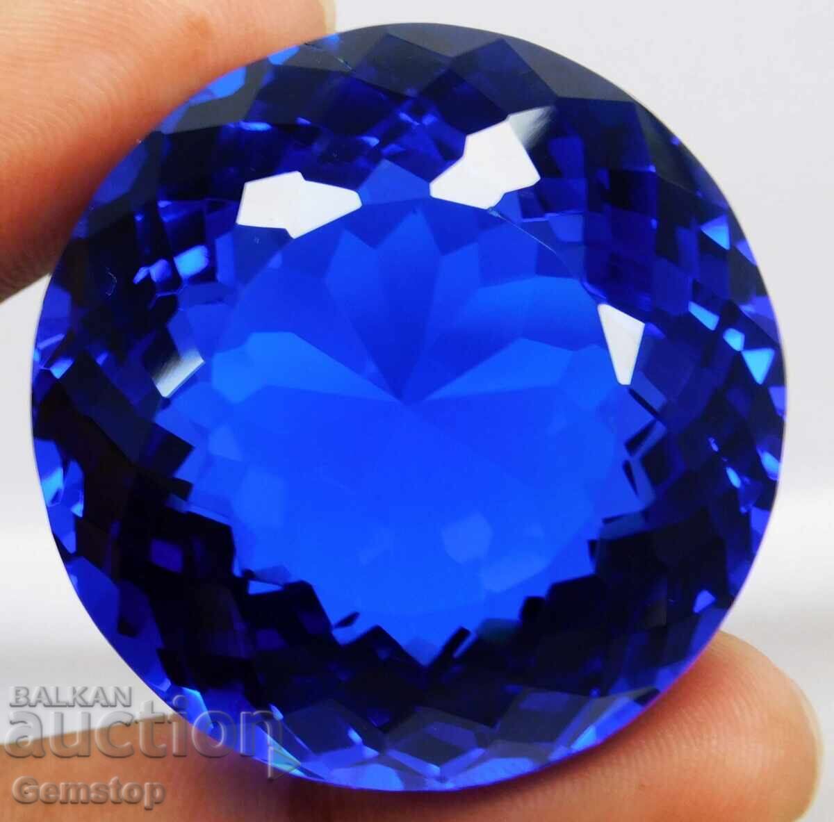 Auction  BZTs! 106.40 ct Natural Tanzanite Round Cert. OMGTL from 1st!