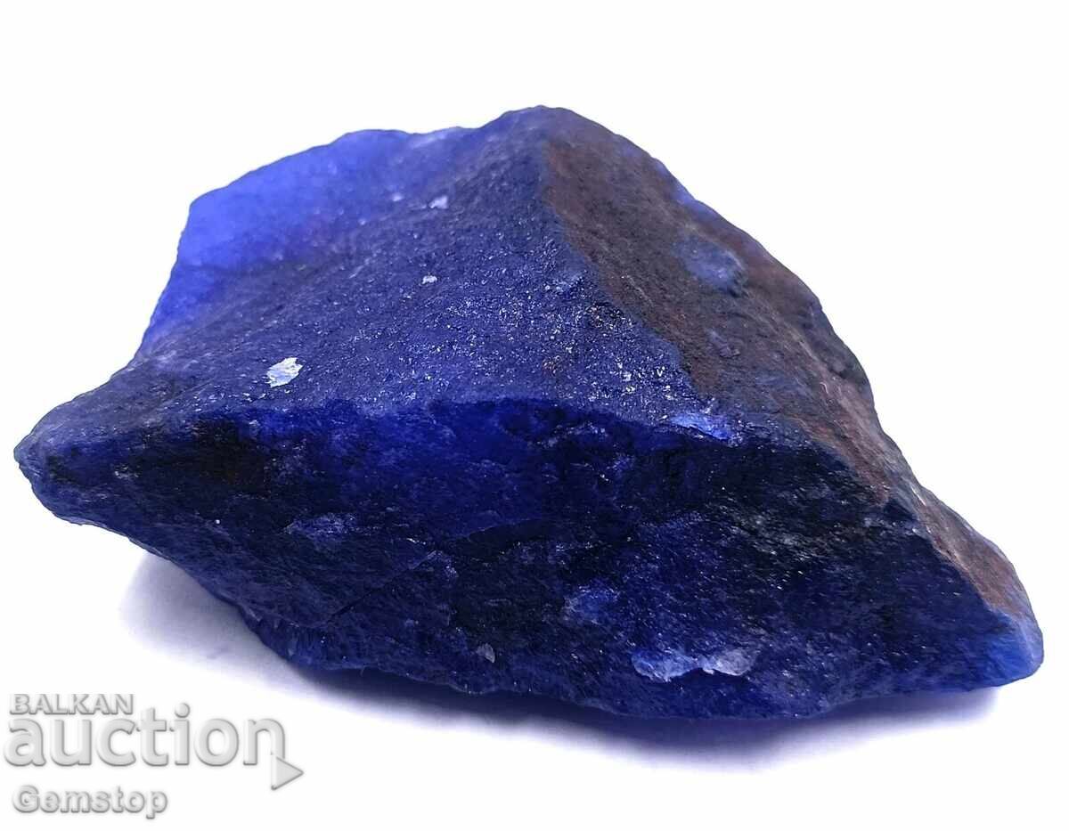 BZTS! 61.35 kt safir natural netăiat certificat. EGL de la 1st!