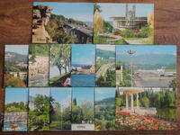 Rusia (URSS) 1981 - Cărți poștale ''Soci'' (14 bucăți)