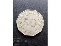 Malta, 50 cenți 1972