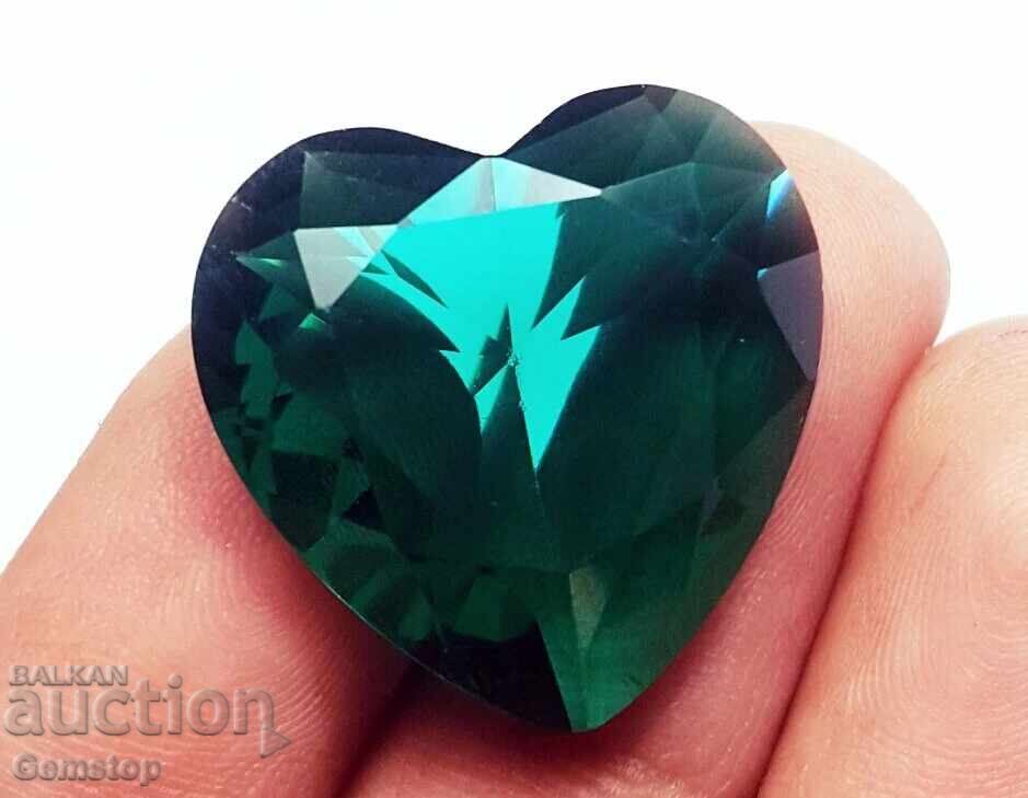 BZC! 40 pcs topaz heart from 1st with price € 8.00 | 15.65 BGN