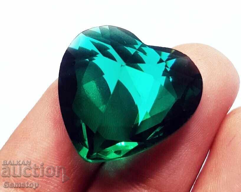 Auction  BZC! 40 pcs topaz heart from 1st