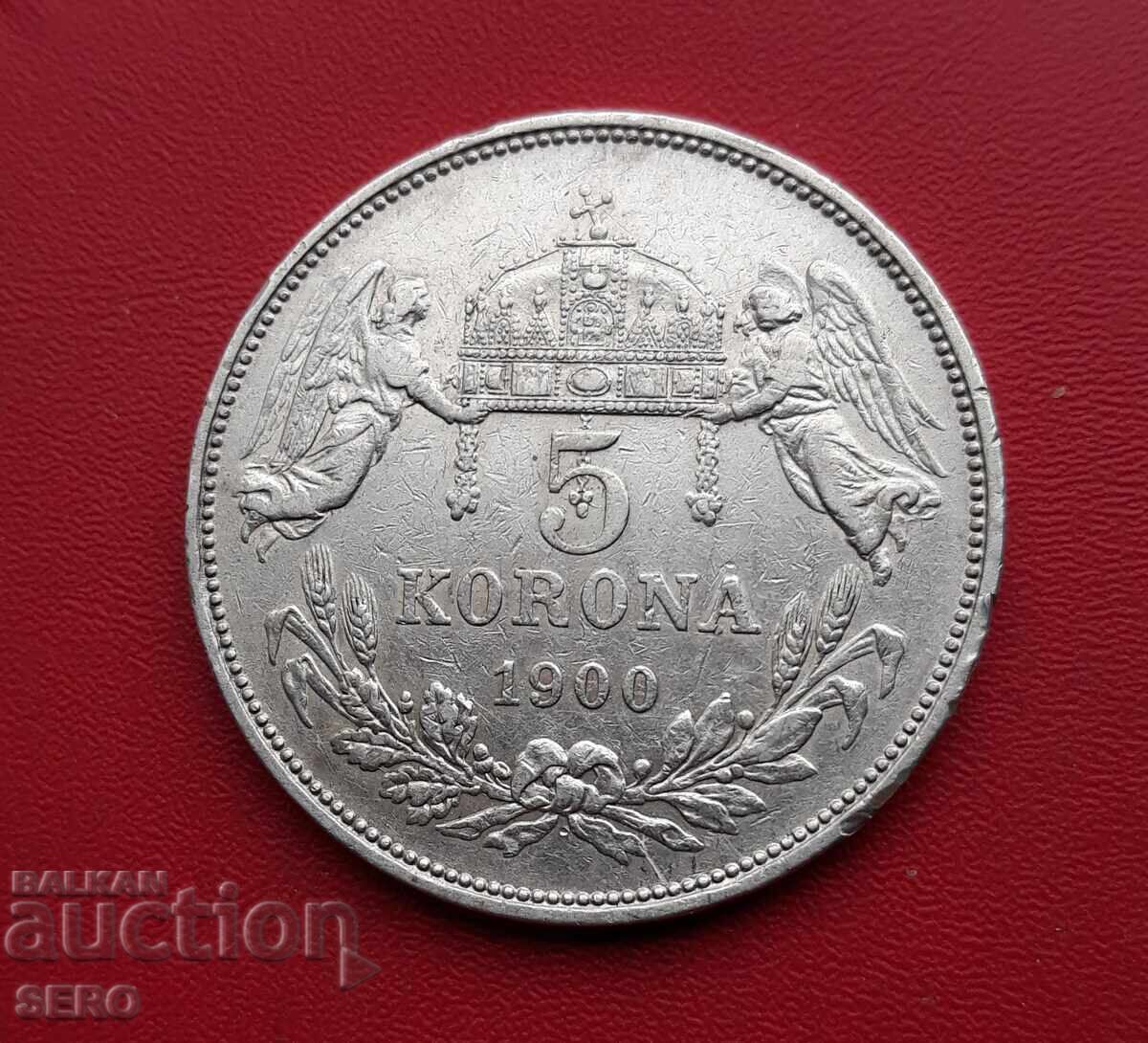 Austria-Hungary - 5 Korona 1900 KB-Kremnitz