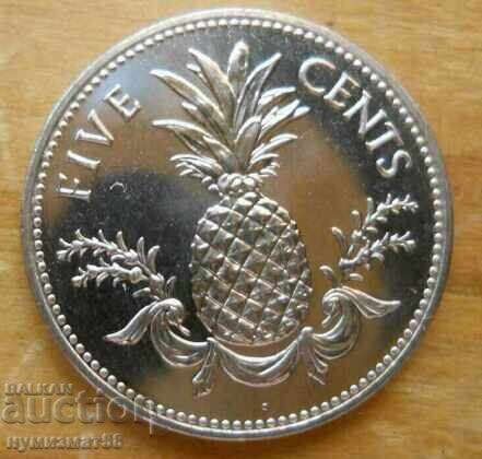 5 cents 2004 - Bahamas