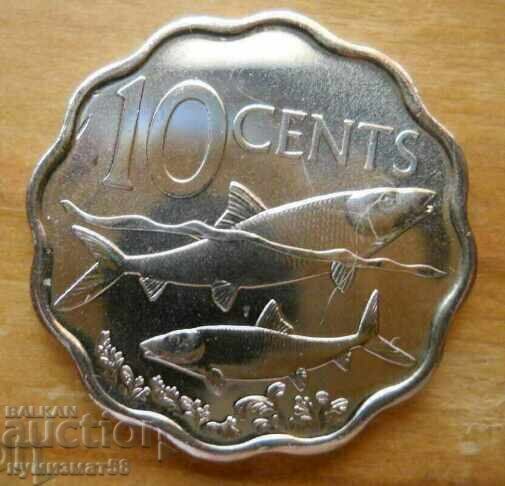 10 цента 2007 г  - Бахама