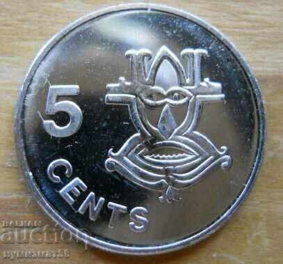 5 cents 2005 - Νησιά Σολομώντος 5 cents 2005 - Νησιά Σολομώντος