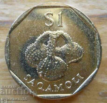 1 dollar 1999 - Fiji 1 dollar 1999 - Fiji