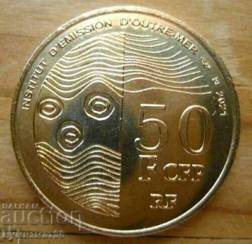 50 francs 2021 - Tahiti 50 francs 2021 - Tahiti