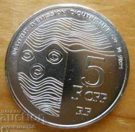 5 franci 2021 - Tahiti