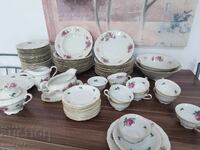 Сервиз за вечеря, 78 части, "Мария Луиза", порцелан, полихро