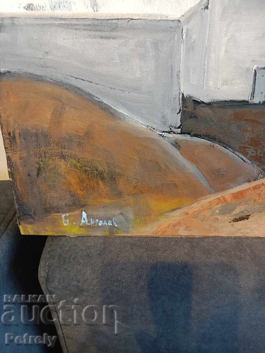 Livrarea Pictură mare în ulei Livrarea Pictură mare în ulei