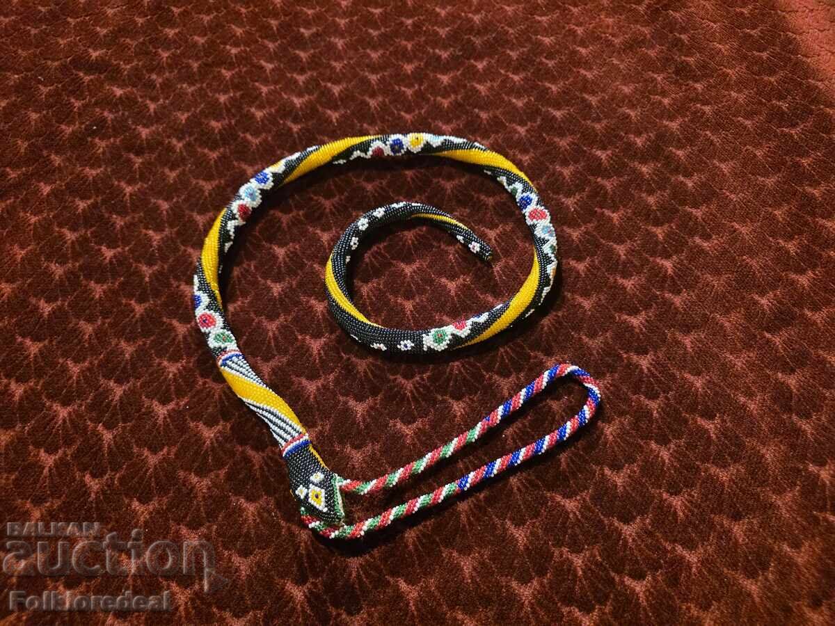 Машки монистрен ќостек-змија, 1 метар долг - 6