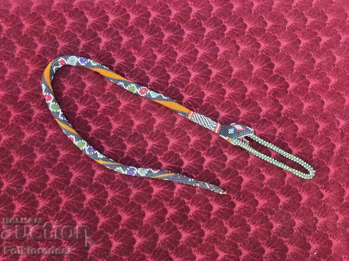 Men's snake-shaped belt for folk costume from Skopje Crna Gora - 7