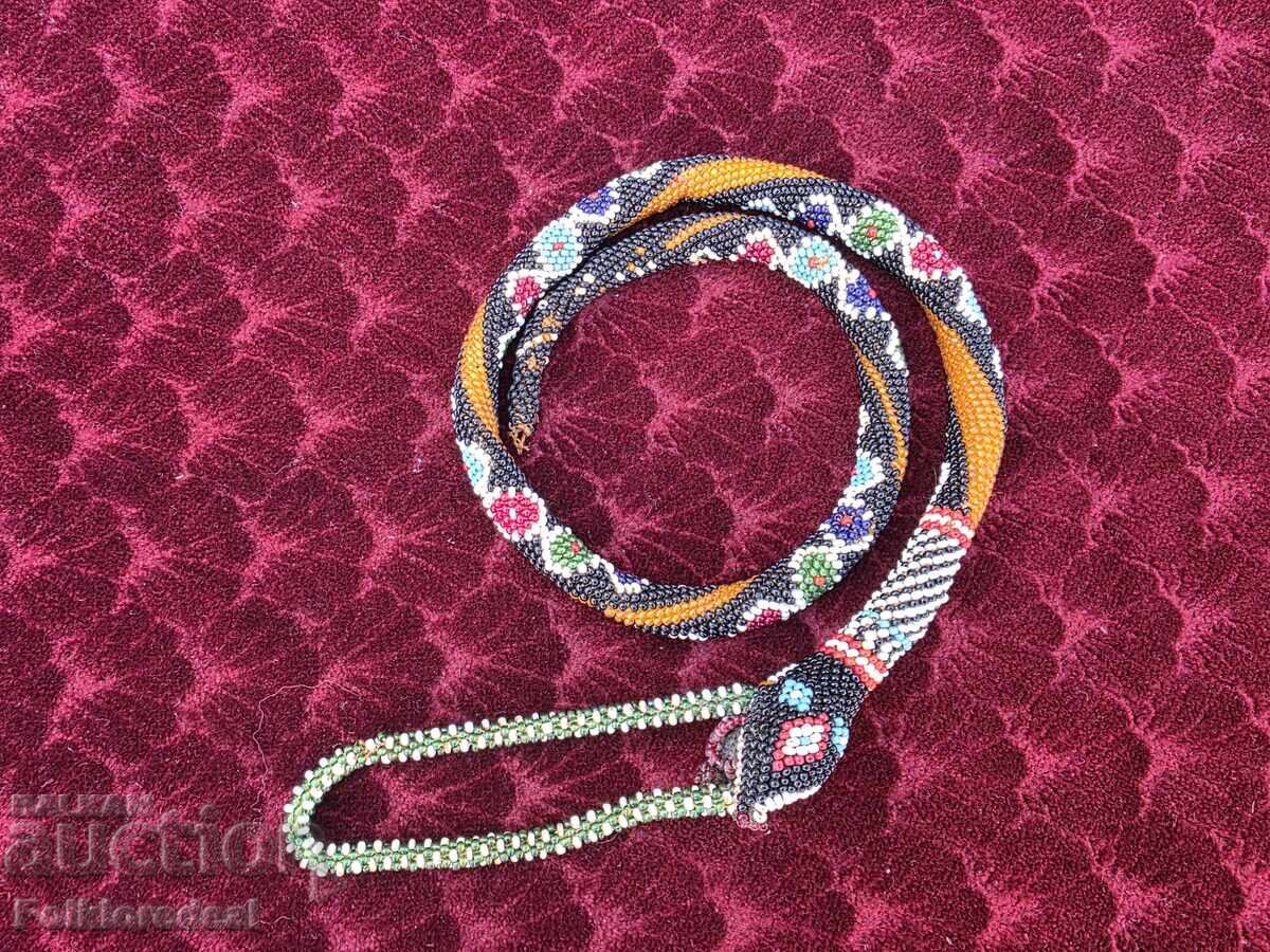 Men's snake-shaped belt for folk costume from Skopje Crna Gora