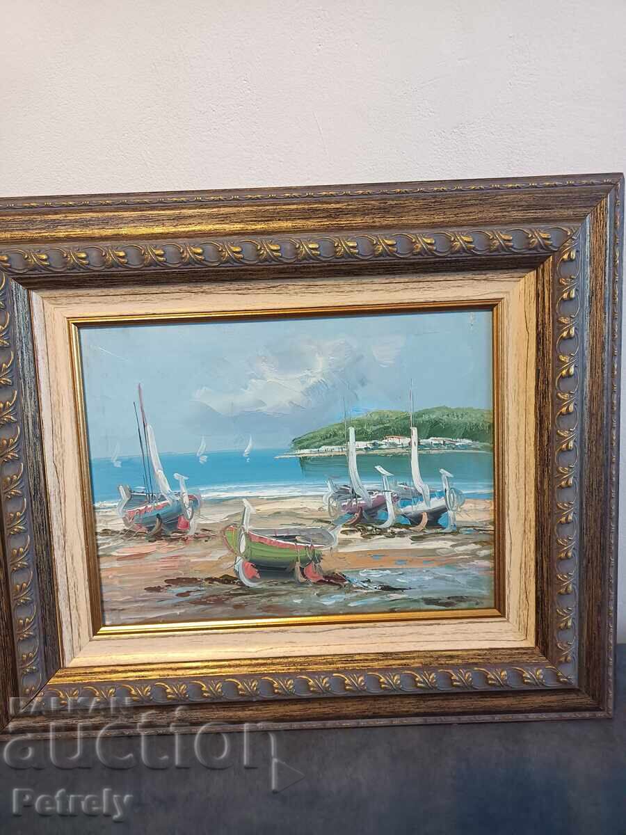 Стара маслена картина с цена € 127.82 | 249.99 лв.