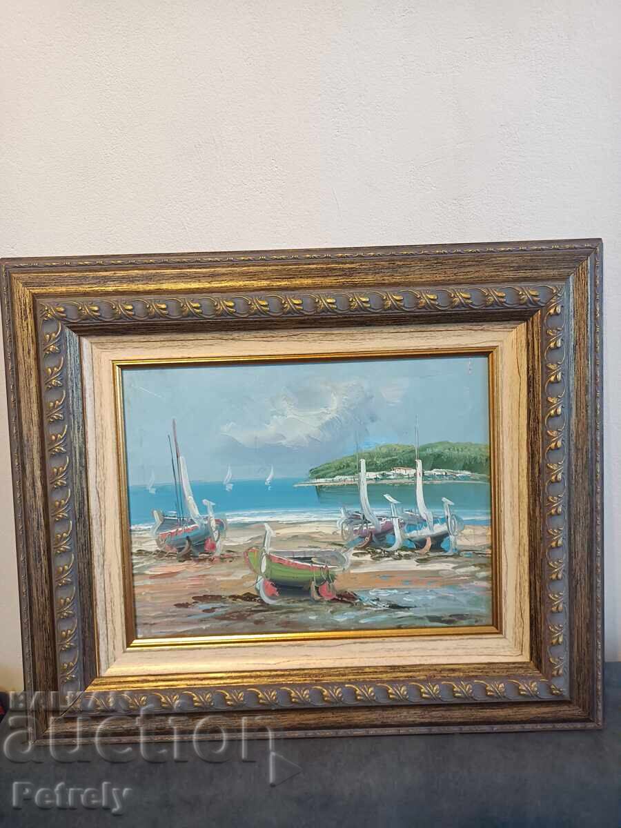 Доставка на Стара маслена картина