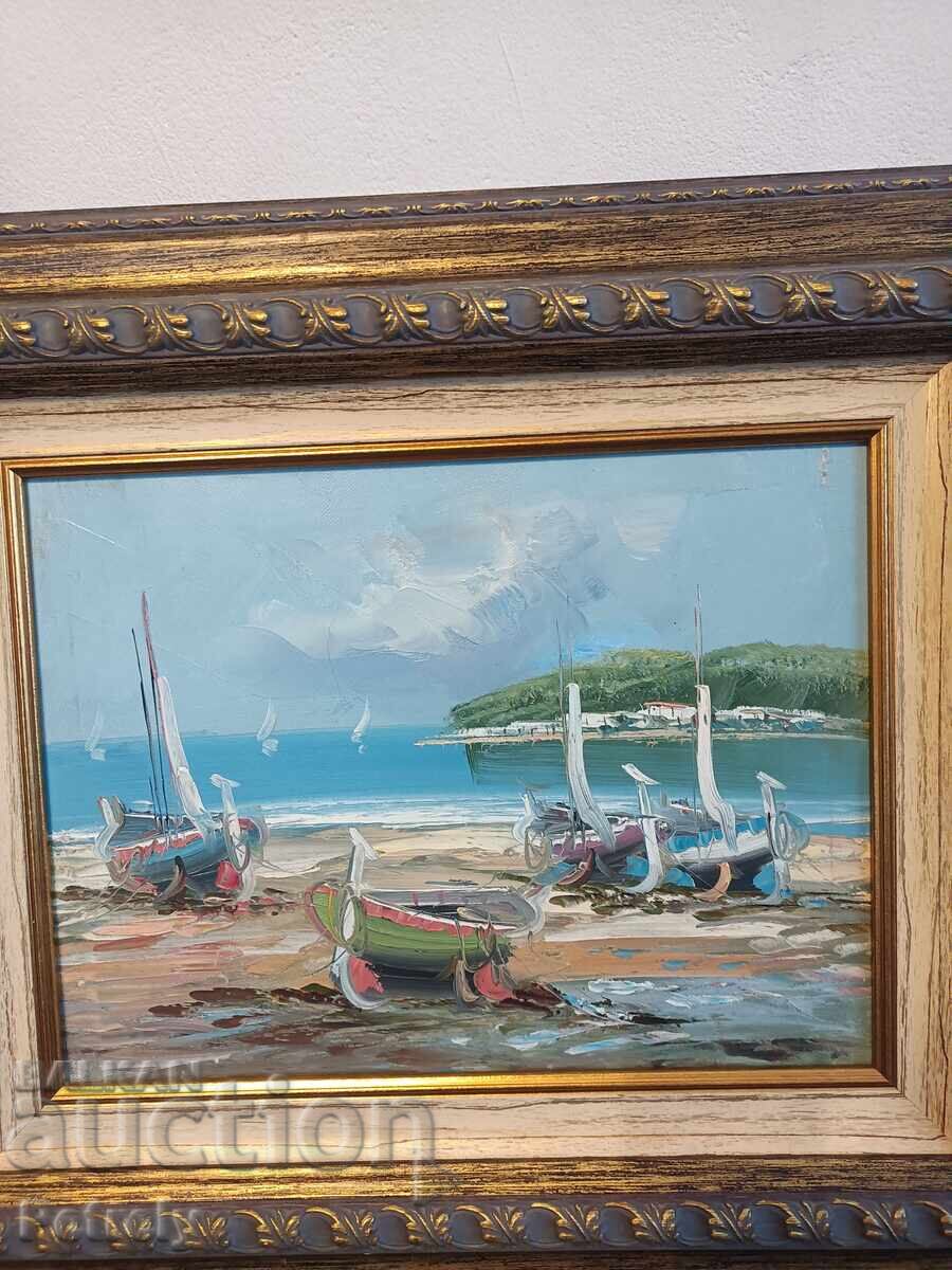 Стара маслена картина - 5