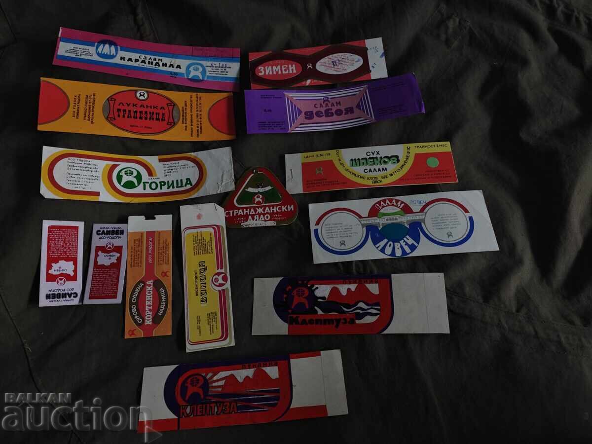 Etichete cârnați NRB