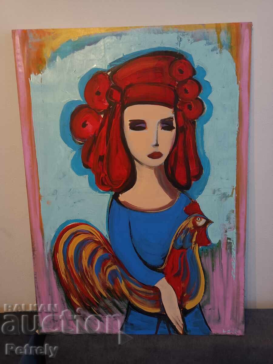 Аукцион Голяма маслена картина Аукцион Голяма маслена картина