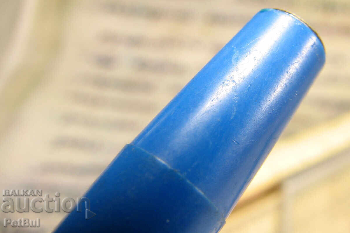 Доставка на Стар Руски Пиромолив Механичен Молив Държач Графит 1950 Син