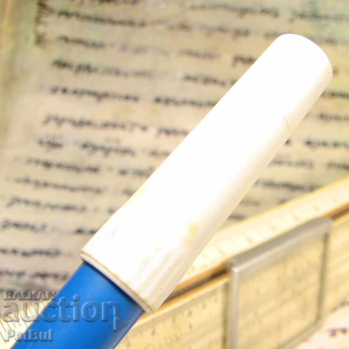 Стар Руски Пиромолив Механичен Молив Държач Графит 1950 Син - 5