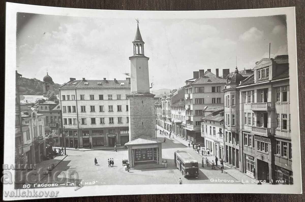 5239 Βουλγαρία καρτ ποστάλ πόλη Γκάμπροβο πλατεία 1ης Μαΐου 50s 5239 Βουλγαρία καρτ ποστάλ πόλη Γκάμπροβο πλατεία 1ης Μαΐου 50s