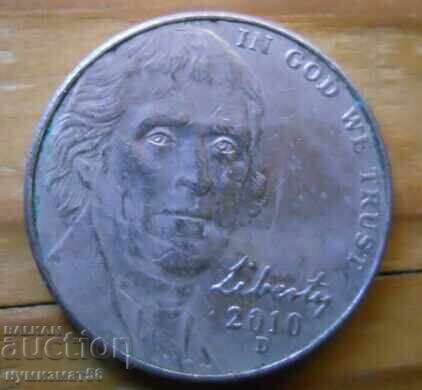 5 cents 2010 - USA (D)