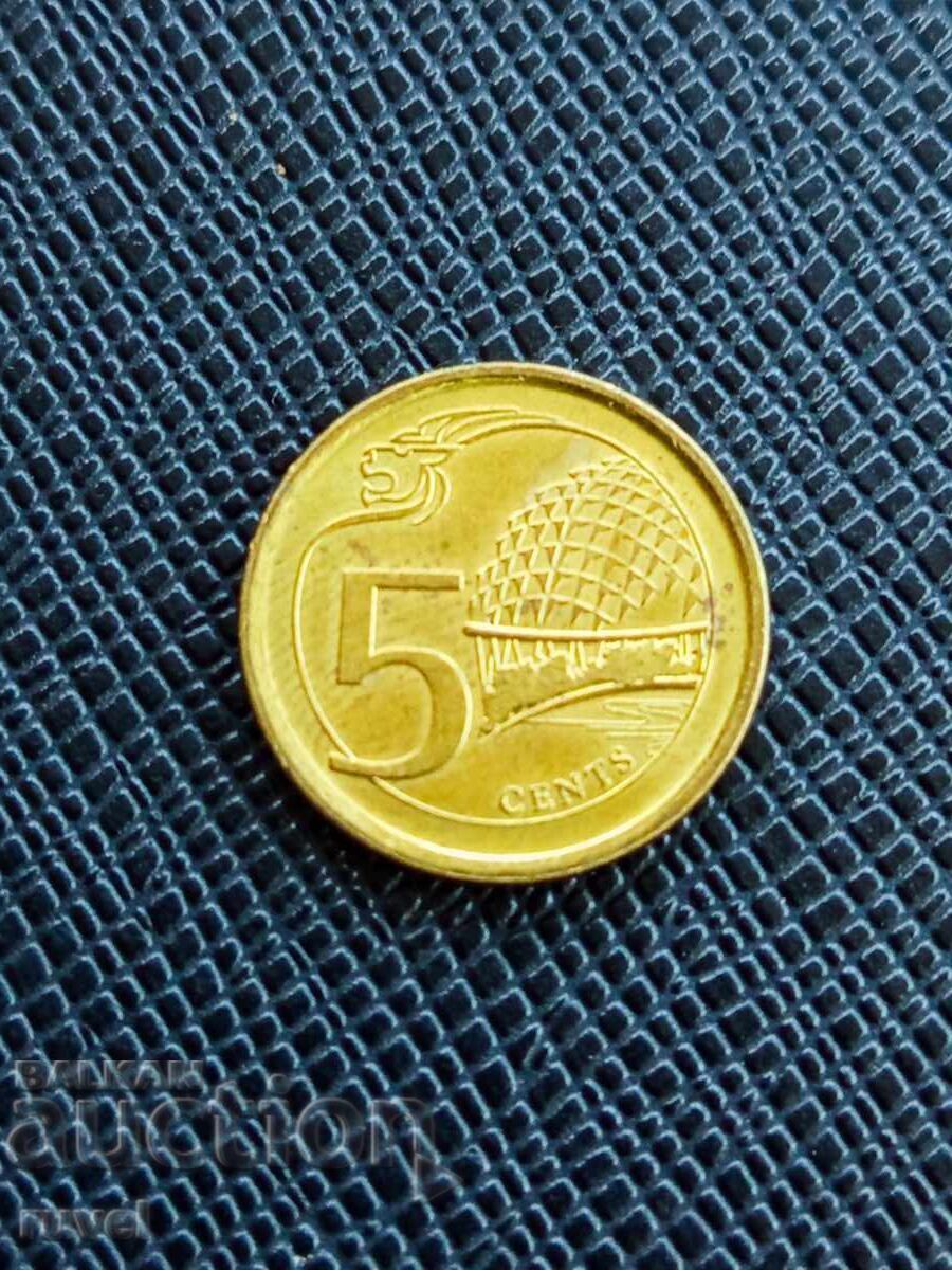 Σιγκαπούρη 5 σεντς, 2016