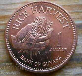 1 dolar 2002 - Guyana 1 dolar 2002 - Guyana