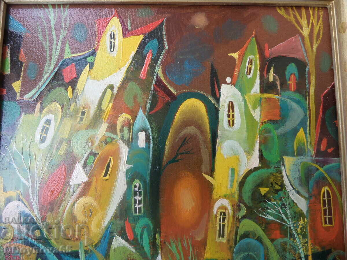 Митко Димитров - масло, платно с цена € 250.00 | 488.96 лв.