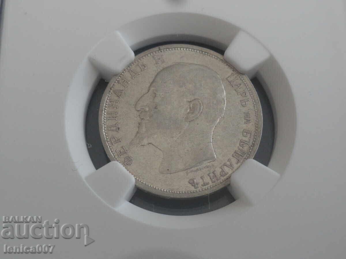 Bulgaria 1912 - 1 leva NGS AU 53 - 5