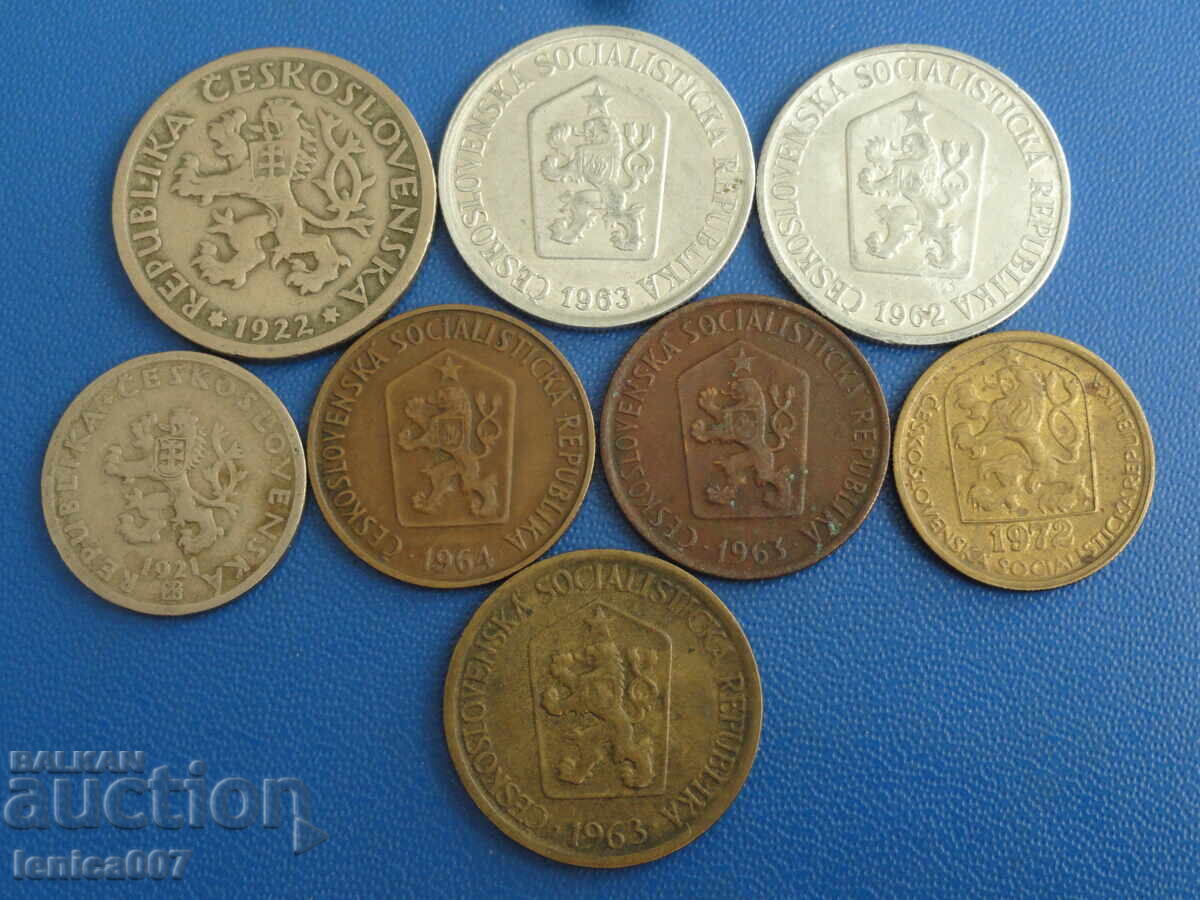 Чехословакия 1921-72г. - Монети (8 броя) с цена € 2.45 | 4.79 лв. Чехословакия 1921-72г. - Монети (8 броя) с цена € 2.45 | 4.79 лв.