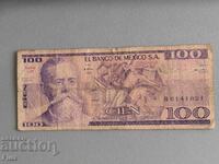 Τραπεζογραμμάτιο - Μεξικό - 100 πέσος | 1982