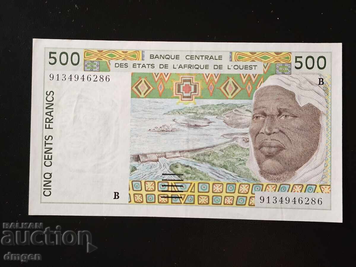 500 франка Западни Африкански Щати