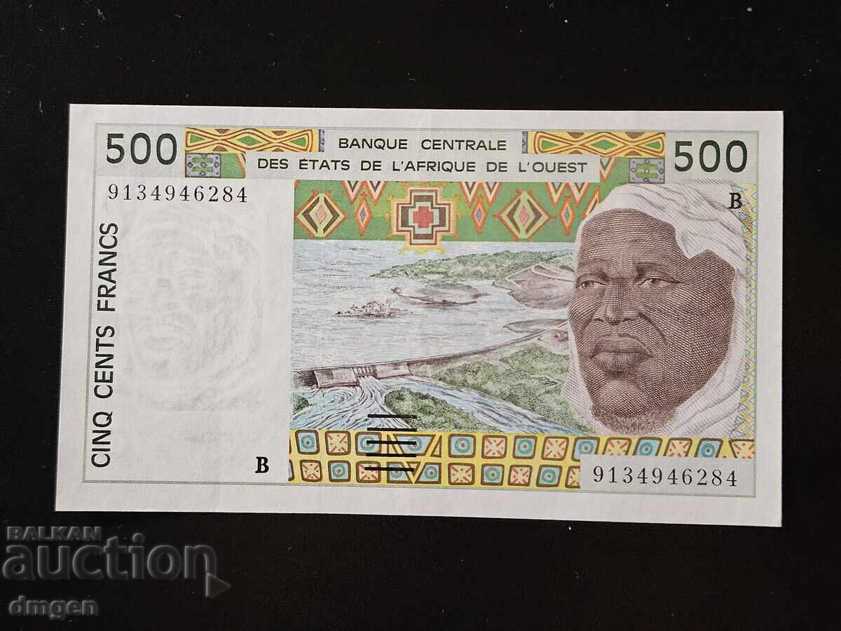 500 франка Западни Африкански Щати
