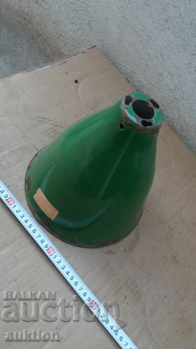 SOC. ENAMELLED INDUSTRIAL LAMP, LAMPION - 6