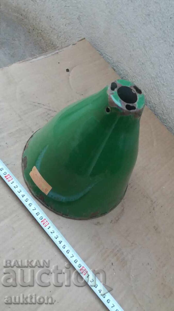 SOC. ENAMELLED INDUSTRIAL LAMP, LAMPION - 7