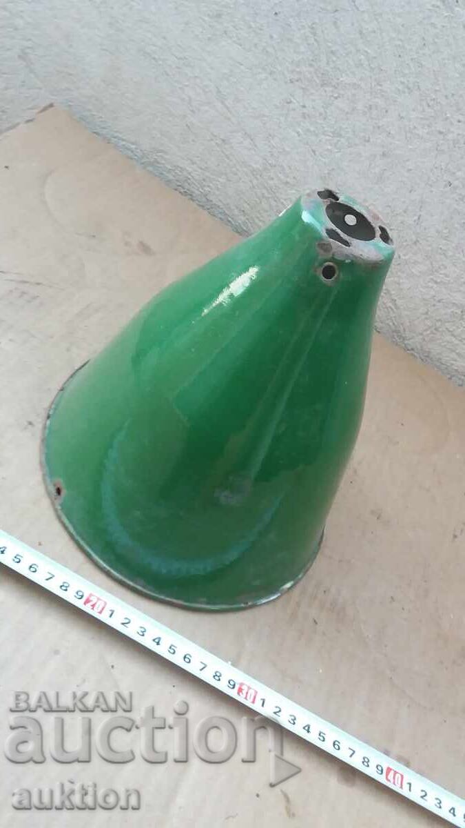 SOC. ENAMELLED INDUSTRIAL LAMP, LAMPION SOC. ENAMELLED INDUSTRIAL LAMP, LAMPION