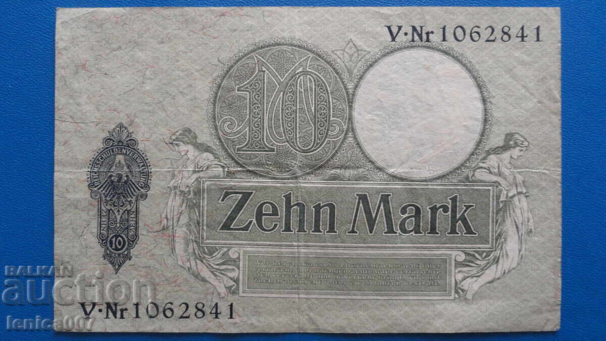 Germany 1906 - 10 Marks with price € 10.30 | 20.15 BGN Germany 1906 - 10 Marks with price € 10.30 | 20.15 BGN